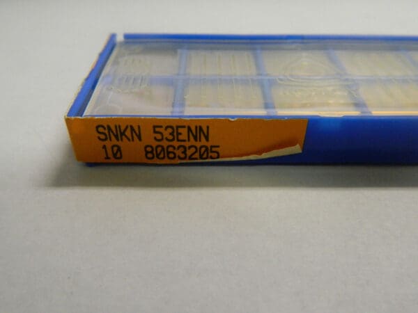 Korloy SNKN 53ENN G10 #1-03-001656 TiN Carbide Milling Inserts Qty. 10