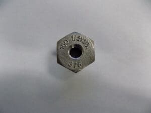 Merit Brass K614-0802 1/2" x 1/8" 150 Psi Hex Bushing Grade 316 Pipe Fittings