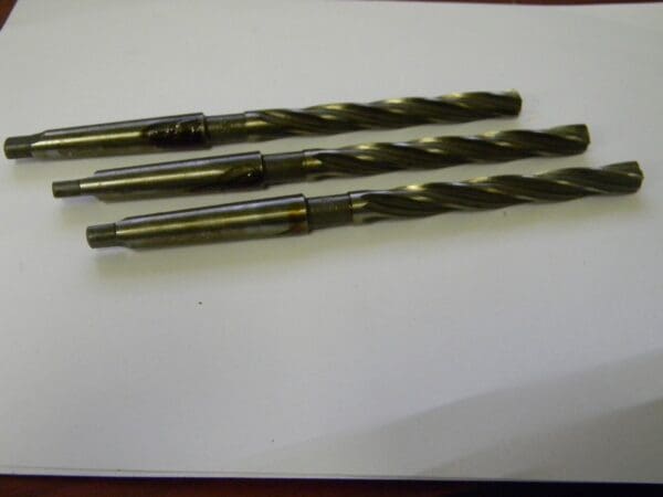 Precision Taper Shank 13-32" Dia. x 3-5/8" LOC 4FL HSS 1MT Qty. 3 #5-215-005