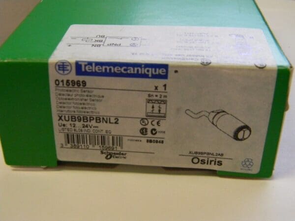 Telemecanique Sensors Cable Connector 2m Photoelectric Sensor XUB9BPBNL2