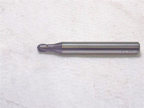 OSG High Precision Ball End Mill 3.85mm Neck Dia 2Fl TiAN 6mm Shank Dia 3040640