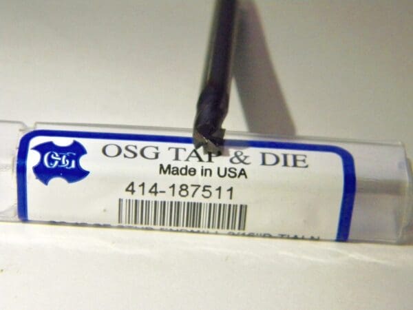 OSG Square End Mill 3/16" x 5/8" x 2" 4-Flute Solid Carbide #414-187511