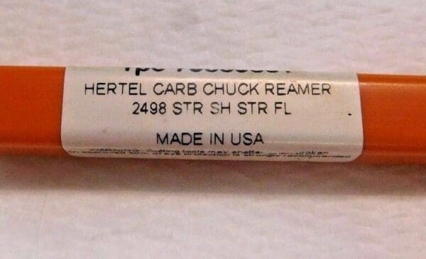 Hertel Chucking Reamer 0.2498" Dia x 3" OAL 4FL Solid Carbide 79889861