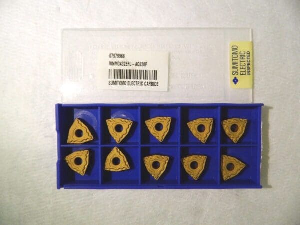 Sumitomo Carbide Turning Inserts WNMG32.52EFL Grade AC820P Qty. 10 19RJBTS