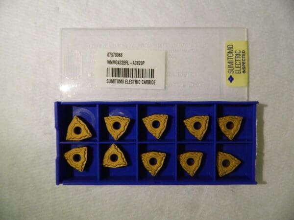 Sumitomo Carbide Turning Inserts WNMG32.52EFL Grade AC820P Qty. 10 19RJBTS