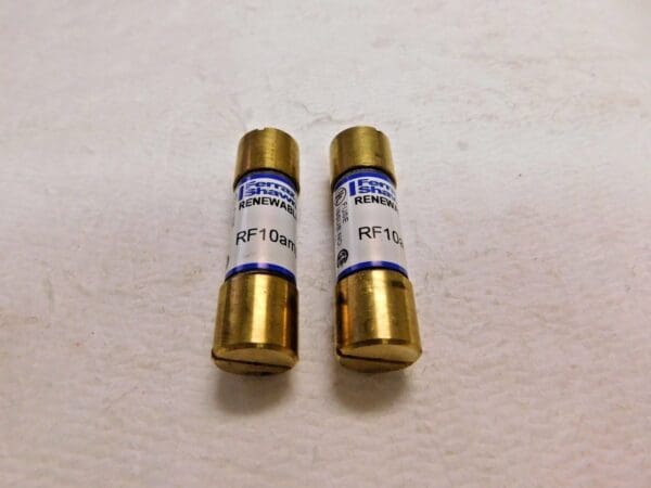 Ferraz Shawmut Mersen Renewable Fuse Class H 250V 10A Lot of 2 #RF10