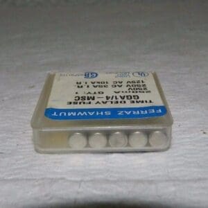 Ferraz Shawmut Time Delay Miniature Glass Fuse 250 VAC 0.25A 5-Pack GGA1/4