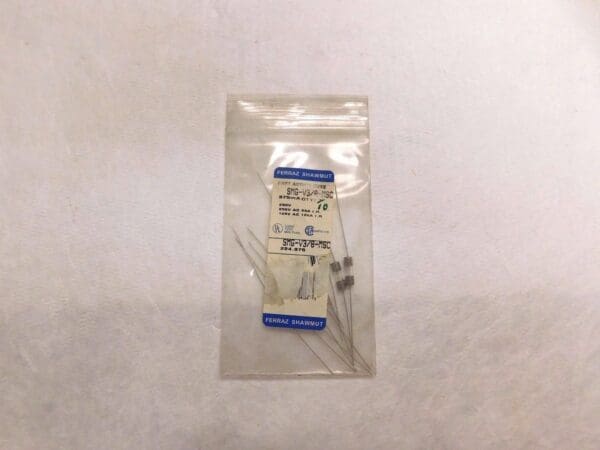 Ferraz Shawmut Fast Acting Mini Glass Fuse 250V 0.38A Pack of 10 SMG-V3/8