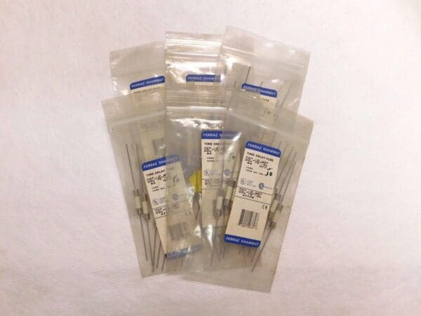 Ferraz Shawmut Time Delay Miniature Glass Fuse 125V 6A 10PK #GSC-V6