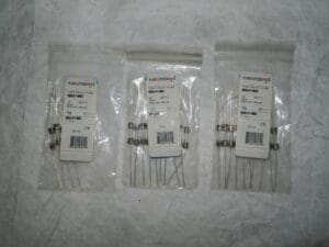 Ferraz Shamut Time Delay Miniature Glass Fuse 250 VAC 1A 25PK #GDG-V1-MSC