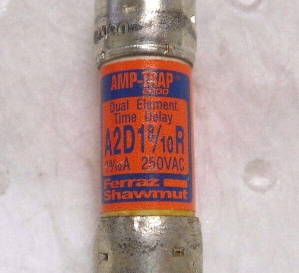 Ferraz Shawmut Time Delay General Purpose Fuse 250V 1.80A Lot of 2 A2D1-8/10R