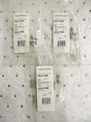 Ferraz Shawmut Time Delay Miniature Glass Fuses 350 VAC 3.50A Qty 30 STG-V3-1/2