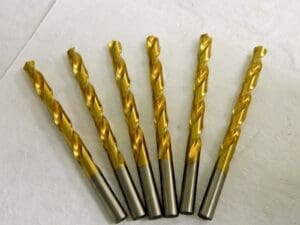 Hertel Jobber Drills 3-3/4" Dia. x 5-1/8" OAL HSS TiN Qty. 6 #84578749