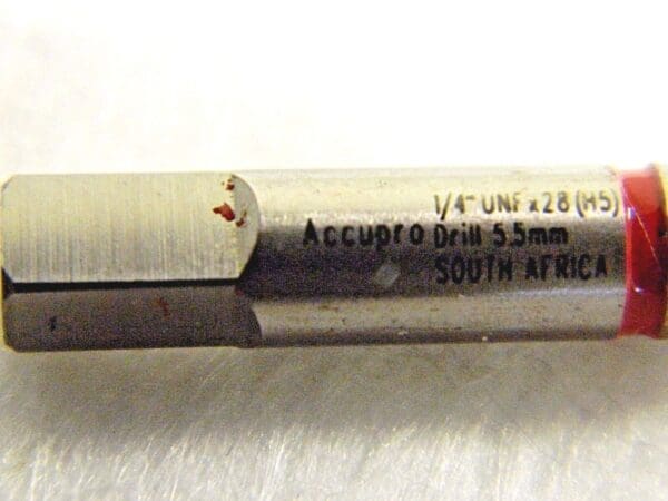 Accupro Vanadium HSS Slow Spiral Flute Taps 1/4"-28 H5 3FL Qty. 3 #87157822