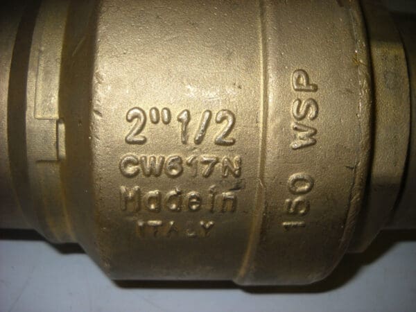 Vibco 2-1/2" NSF Full Port Ball Valve #BVS-250