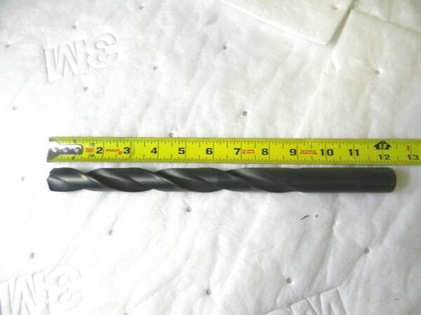 Interstate Extra Length Drill Bit 7/8” HSS 118º RH 7/8” Shank 12” OAL 63323612