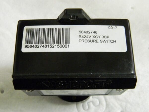 Ashcroft Watertight Single Setpoint Pressure Switch 1/4" Thread B424V30XCY 93264