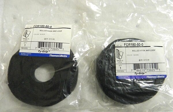 Thomas & Betts Hook & Loop Straps Polyethylene/Nylon Qty. 2 #FOR180-50-0