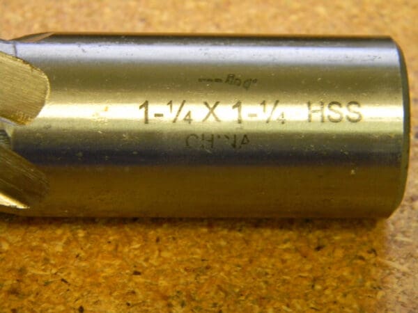 MHC 1-1/4" x 1-1/4" x 2" x 4-1/2" 6FL HSS End Mill #10624403