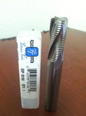 Putnam Tools 92182 Cobalt 12mm x 12mm x 26mm 4F Fine Roughing End Mill