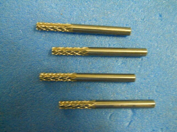 Accupro Diamond Cut Routers 3/16" Dia. x 5/8" LOC Carbide Qty. 4 #71176507