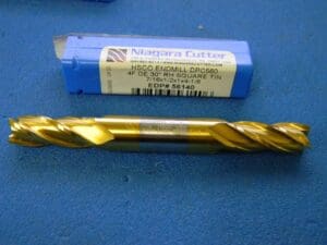 Niagara Cutter Double Square End Mill 7/16" Dia. 4FL HSCo #56140