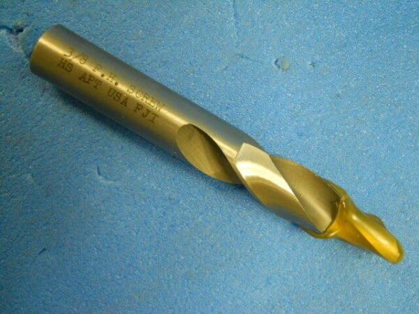 Made in USA #01609247 3/8" x 7/8" 82° HSS Step Drill Bit for Flat Head Screws