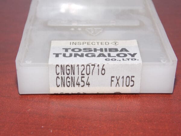 Tungaloy #20190 CNGN120716 CNGN454 FX105 Ceramic Turning Inserts