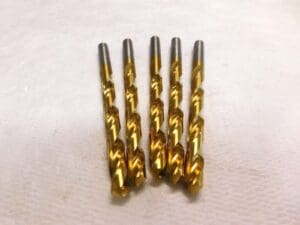 Hertel Spiral Jobber Drill 21/64" 118º RH HSS TiN Coated Lot of 5 71171219