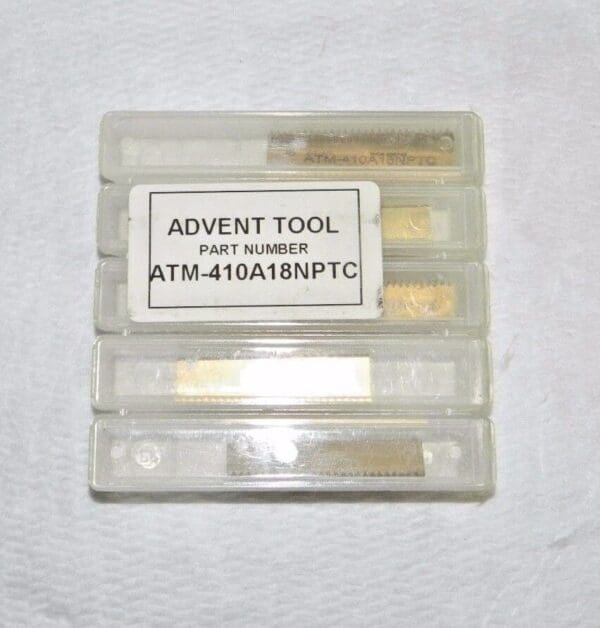 Advent Tool Solid Carbide Threadmill Inserts TiN ATM-410A18NPTC