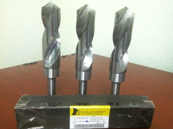 Interstate 01346626 31/32" x 3/4" x 3" x 6" 2F Bright Hsco Reduced Shank Drills