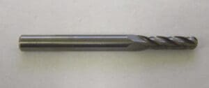 Metal Removal M33110 5/32" x 3/16" x 9/16" x 2" 4FL Carbide Ball End Mill