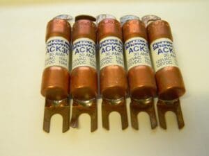 Ferraz Shawmut Time Delay Amperage Rating A30 Forklift & Truck Fuses Qty 5 ACK30