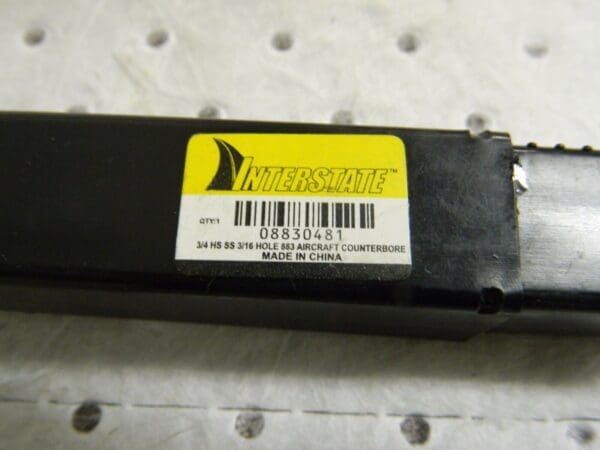 Interstate Aircraft Counterbore 3/4" Diam x 1/2" Shank 4 Flutes 08830481