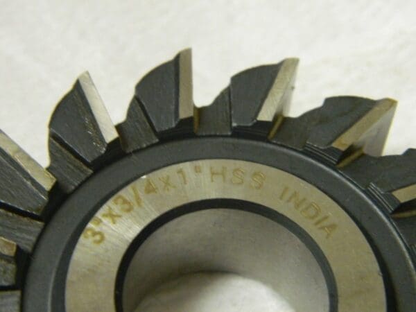 Interstate HSS Straight Teeth Side Milling Cutter 3" x 3/4" x 1" 03013489