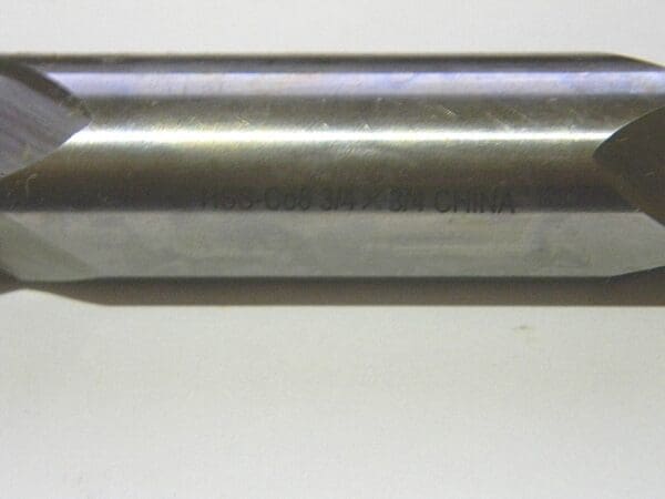 Interstate 3/4" x 3/4" x 1-5/8" x 5-5/8" 4F Cob Spiral Double End Mill 11083448