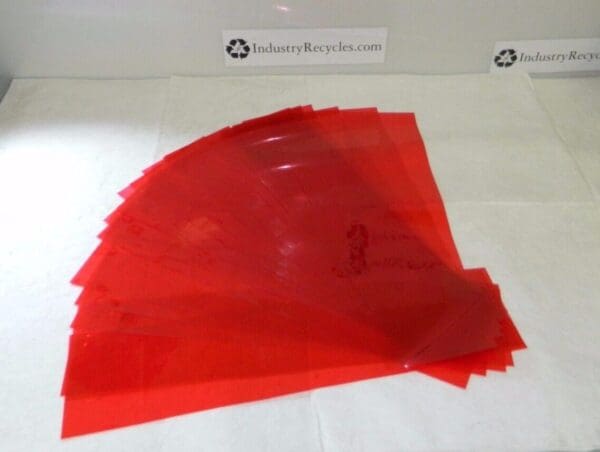 Professional Red Shim Stock Sheet 0.002" Thick x 5" W x 20" L Qty. 25 00019034