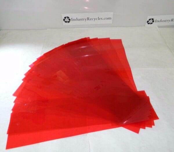 Professional Red Shim Stock Sheet 0.002" Thick x 5" W x 20" L Qty. 25 00019034