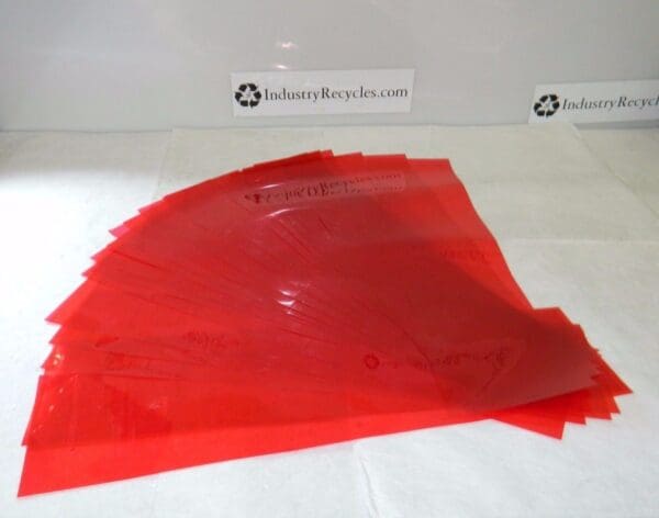 Professional Red Shim Stock Sheet 0.002" Thick x 5" W x 20" L Qty. 25 00019034