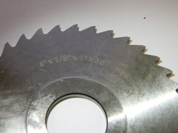 Interstate 4" x 1/8" x 1" 36Teeth HSS Straight Teeth Side Chip Saw #03144086