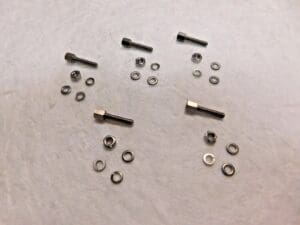 Unicorp Hex Jack Screws w/Hardware 4.5M x 14M SS Lot of 5 MJAX107M09-MSC