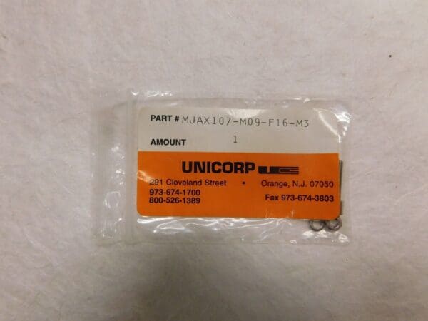 Unicorp Hex Jack Screws w/Hardware 4.5M x 14M SS Lot of 5 MJAX107M09-MSC