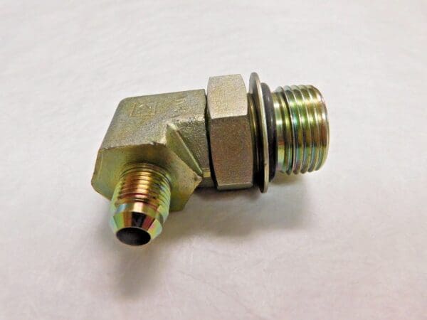 Hydraulic Fitting Male JIC x Male O-Ring 90º 6801-6-12