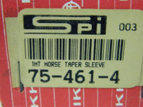 SPI Quick Change Adapter NMB40/MT4 Inside Taper Sleeve-1MT 75-461-4