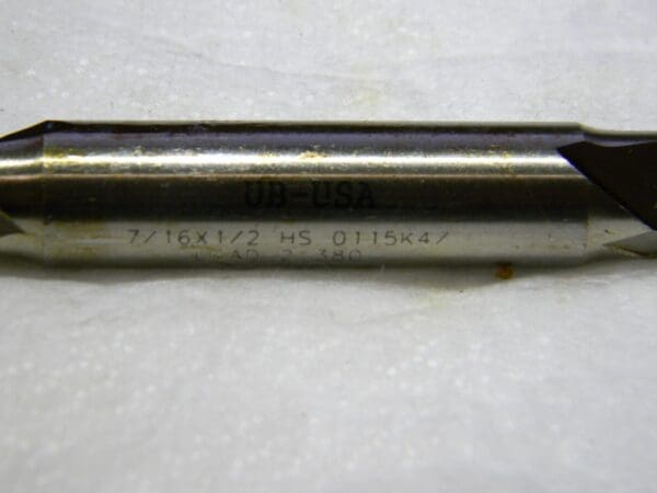 Union Butterfield 7/16" x 1/2" x 13/16" x 4-1/8" 2FL Double End Mill 5110374