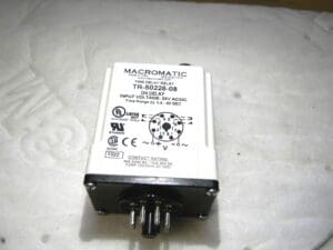 Macromatic 8 Pin 60 sec Multiple Range DPDT Time Delay Relay TR-50228-08