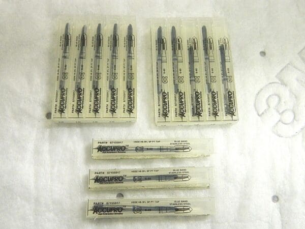 Accupro Spiral Point Taps Blue Band HSSE 2.9mm 6-40 H5 3FL Qty 13 87155917