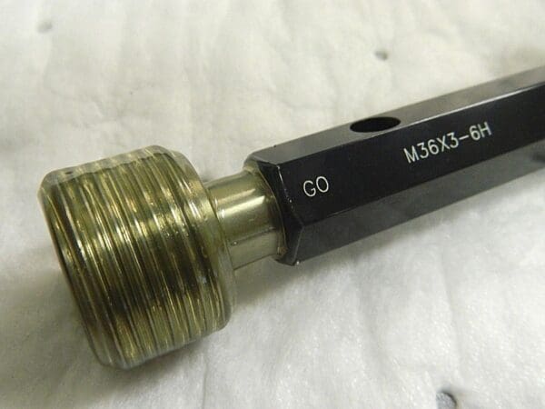 SPI Double End Plug Thread Go/No Go Gage M36x3-6H 34-646-0