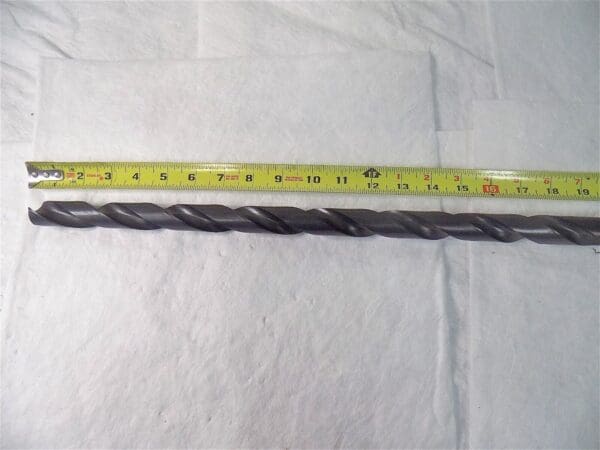 Precision #02411445 HS Drill Bit 15/16" x 24" Spiral 2FL Straight Shank