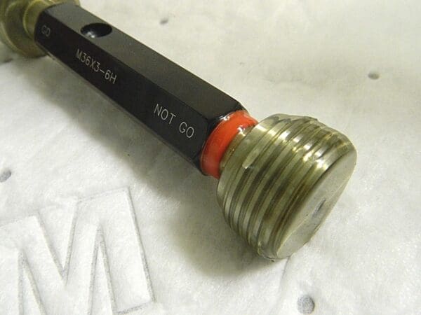 SPI Double End Plug Thread Go/No Go Gage M36x3-6H 34-646-0